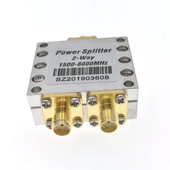 

Power Divider 1500~8000Mhz 2 Way RF Power Splitter Combiner w/SMA Female Connector High Frequency 1.5-8Ghz