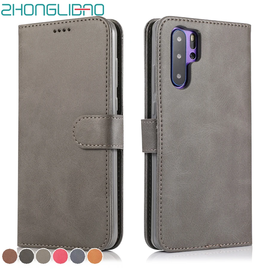 Кожаный флип чехол P30lite в стиле ретро для Huawei P30 P20 Mate 20 Pro Lite Nova 3 3i 4e 3e 4 Y5 Y6 Y7 Y9 P Smart 2019