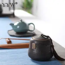 Кофейная пудра Органайзер контейнер для еды контейнер чайные добавки банка для чая держатель для хранения Круглая керамика чайная коробка Китайский стиль коробка для конфет