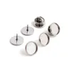 10pcs/ Lot 6/8/10/12/14/16/18/20/25mm Stainless Steel Material Brooch Style Cabochon Base Cufflink Spacer Settings Tie Tack Pins ► Photo 3/6
