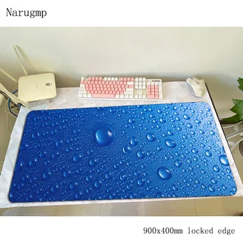 

Water Droplet mouse pad gamer 90x40cm gaming mousepad Fashion notbook desk mat 3d padmouse games pc gamer mats gamepad