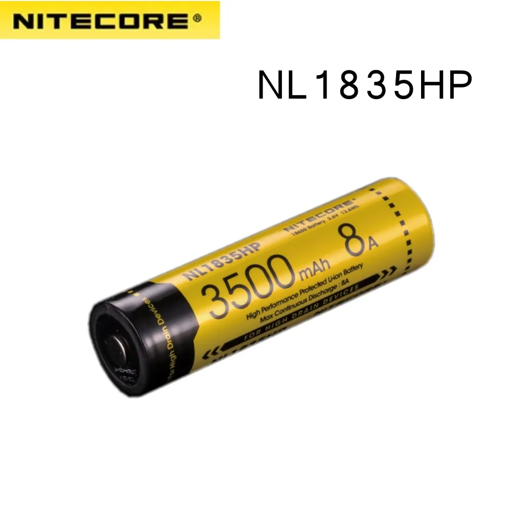 Аккумулятор Nitecore NL1835HP 2021 18650 мА · ч 3500 в 3 6 Вт 8 А | Лампы и освещение