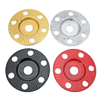 

110mm Wood Shaping Disc Flat Carving Disc with Hole 22mm Bore Sanding Grinder Wheel for 115 125 Angle Grinder New