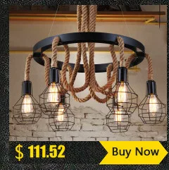 Подвесной светильник в американском стиле для кухни, столовой, современный подвесной светильник, Ретро винтажный подвесной светильник, подвесной светильник
