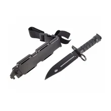 M9 пластиковый нож тактическая тренировочная Резина гибкий нож Косплей фильм и ТВ проекты и декоративная модель нож