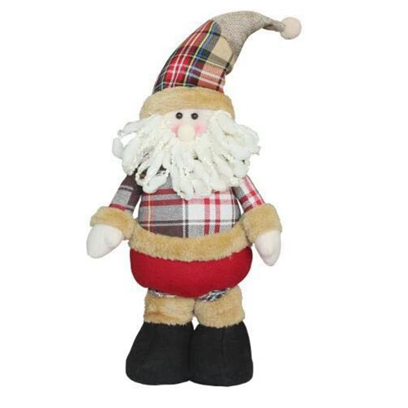 Santa Claus Телескопическая удочка для рождественской вечеринки, Детские офисные украшения, рождественские украшения, подарок, Рождественский камин, подвесные и вечерние аксессуары - Цвет: Santa Claus