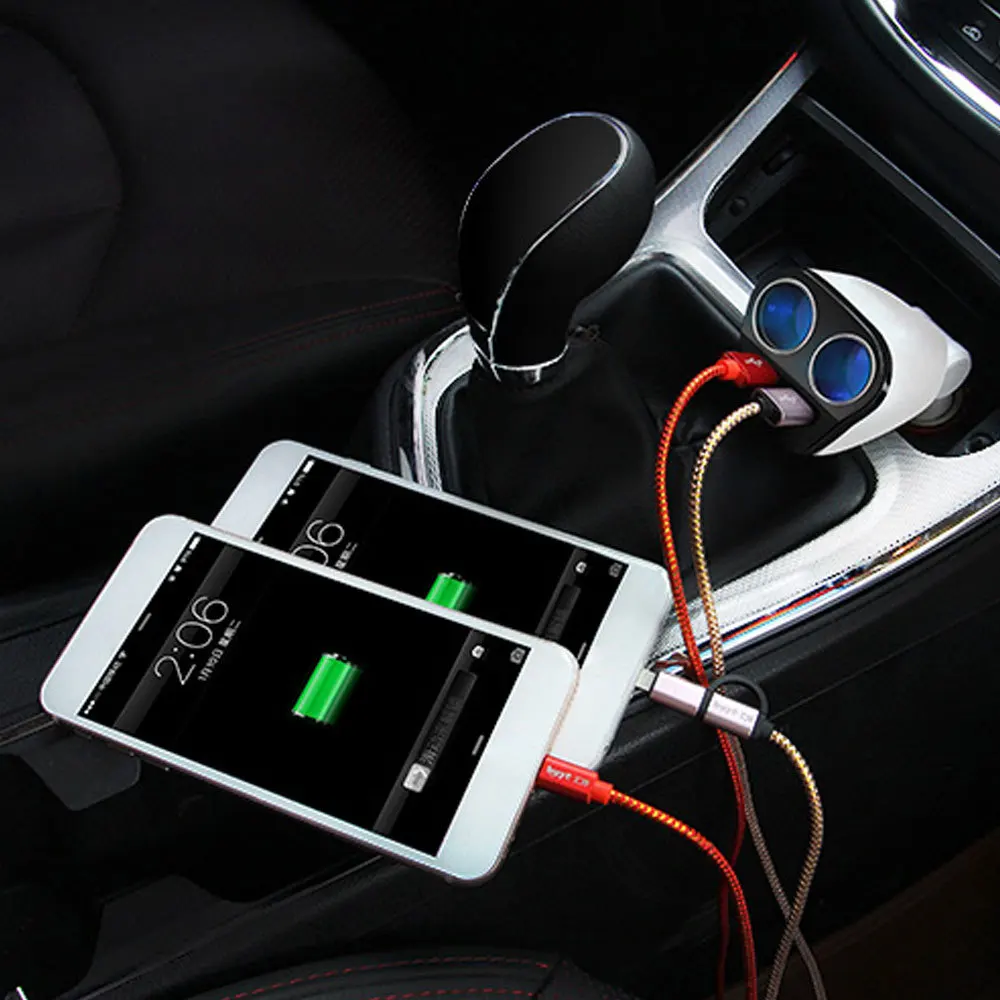5 в 1 а/120 А автомобильный usb-конвертер, двойной USB автомобильный прикуриватель, разветвитель, адаптер Вт, СВЕТОДИОДНЫЙ монитор напряжения, авто Se23