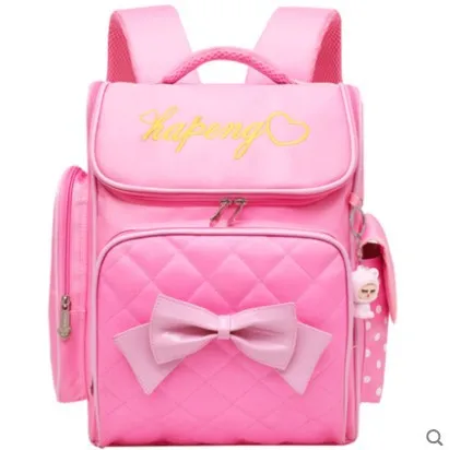 pink1 Детские школьные сумки для девочек, детский Ранец для начальной ортопедической школы, рюкзак принцессы, школьный рюкзак для детей, Mochila Infantil - Цвет: pink1