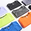 Running Shirt Dry Fit Gym Shirt Men Breathable Sports Training Quick Drying Elastic Exercise Fitness Gym Short Sleeve Reflective ► Photo 2/6