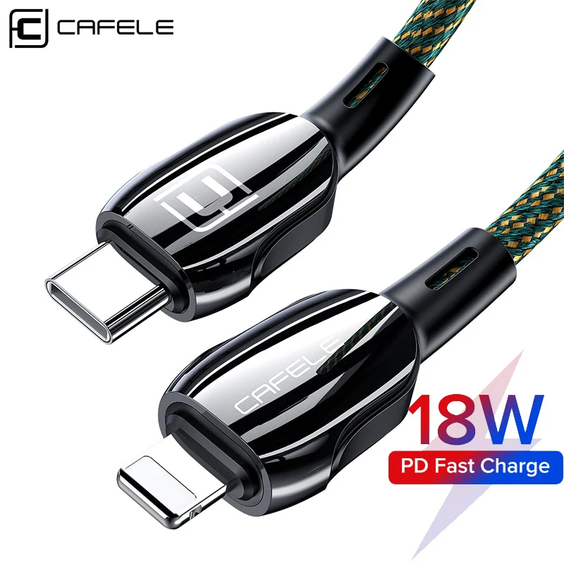  Cafele 18W USB C zu für Blitz Ladekabel für iPhone 11 Pro Xs Max X XR 8 Plus schnelle Lade USB Kabe
