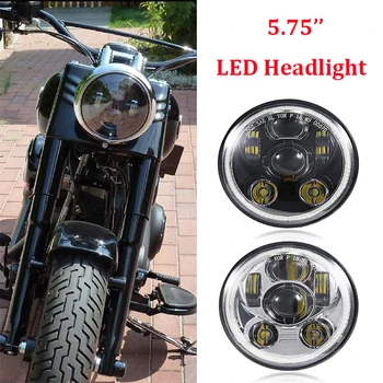 

AUXBEAM 5.75'' Motorcycle LED Headlight Halo Ring DRL Ange-eyes Hi/Low Beam For Harley Davidson/Dyna/Sportster/Heritage Springer