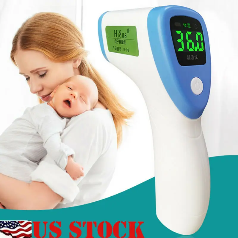 

Fast shipping Non-Touch Digital IR Infrared Forehead Thermometer Gun Adult Body Temperature