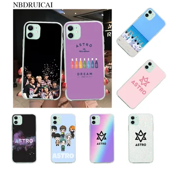 

NBDRUICAI KPOP ASTRO Soft Silicone Black Phone Case for iPhone 11 pro XS MAX 8 7 6 6S Plus X 5S SE XR cover