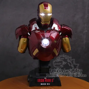 

"Iron Man Statue with LED Light PVC Figure Collectible Model Toy Soldier Accessories Scale Model Number Original Package"