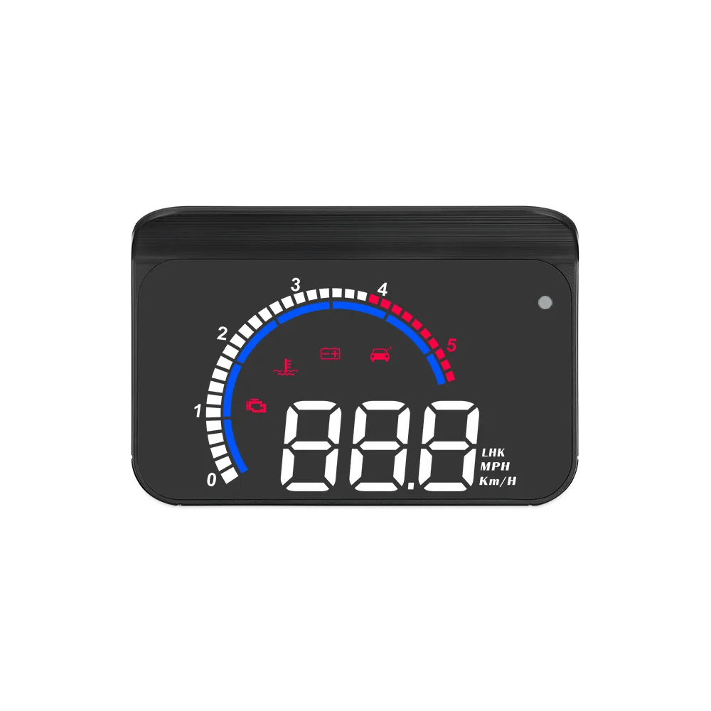 

BigBigRoad NEW Car Head-up Display Auto Electronics Hud Windshield Projector Speed Water Temperature Display Overspeed Alarm