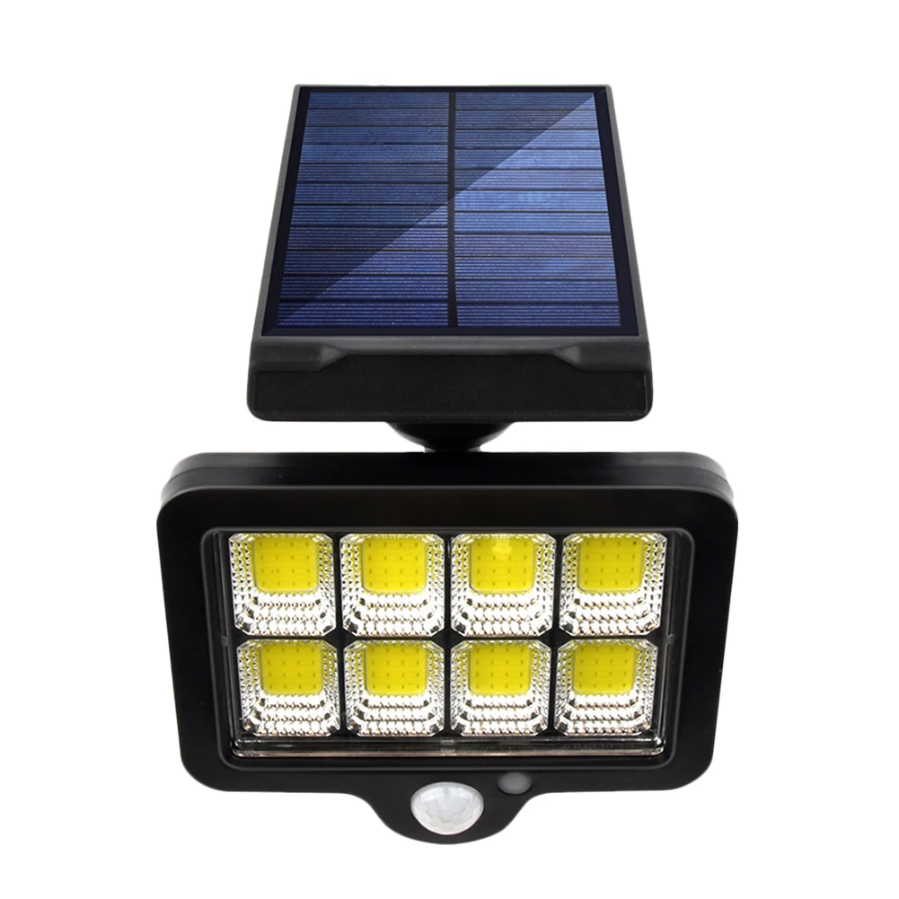 Solar da Parede ao ar Sensor de Movimento à Prova Luz com 160cob para Jardim Livre Dwaterproof Água Jardim Varanda Gramado Dentro Luz 11 Luzes e Iluminação