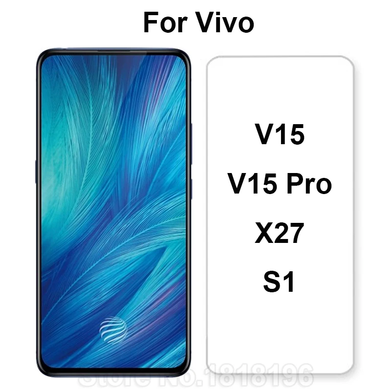Smartphone Glass Film For Vivo S1 V15 Tempered for vivo Pro Screen Protector Front LCD X27 Case |