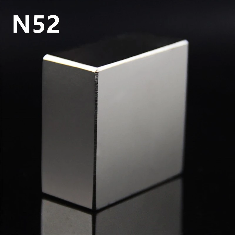 N52 40x40x20 Супер мощный сильный N52 40x40x20 мм редкоземельный блок NdFeB магнит Неодимовый N52 магниты 40x40x20 мм - Цвет: N52 40x40x20