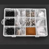1 Box Barber Use Hair Scissor Repair accessories Include bumpers/finger rests/screw keys/stainless steel washer wiping cloth 2