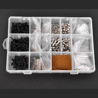 1 Box Barber Use Hair Scissor Repair accessories Include bumpers/finger rests/screw keys/stainless steel washer wiping cloth 2