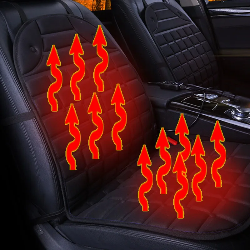 1 Pair 12v Universal Car Heated Seat Cushion Heated Seat Covers