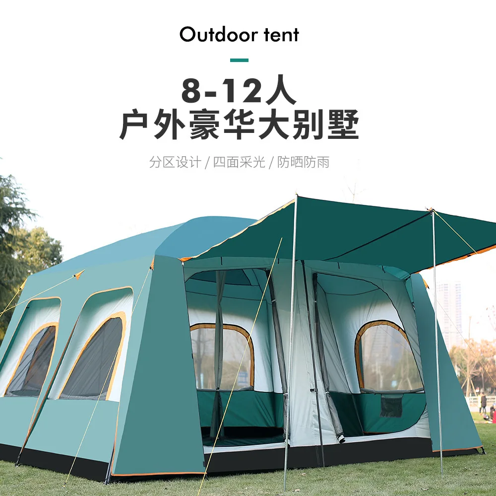 Freedom Boat Camel Two Rooms and One Hall Tent Outdoor Camping 6 People 8 10 12 | Спорт и развлечения