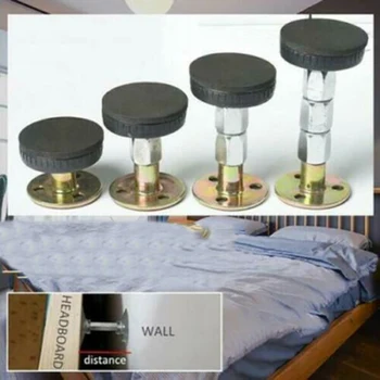 

1pcs Adjustable Threaded Bed Frame Anti-shake Tool Telescopic Support Wall Bracket brand new Threaded Bed Frame