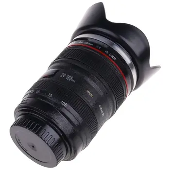 

Self Stirring Coffee Mug Creative Camera Lens EF 24-105mm Auto Mixing Cup Thermos A0NC