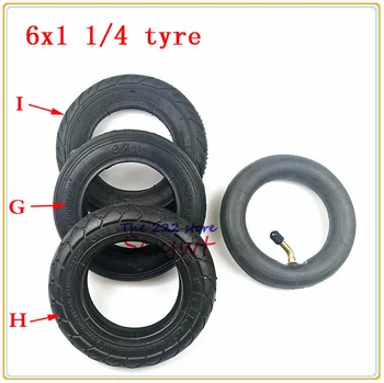 

high quality 6 inches wheel tyre 6X1 1/4 Pneumatic inner outer tire suitable for folding bicycle mini surfing electric scooters