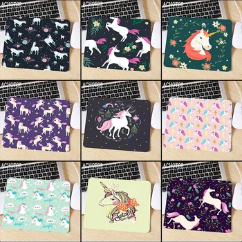 

Big promotion mouse pad Cute Unicorn Picture Anti-Slip Laptop PC Mice Pad Mat Mousepad For Optical Laser Mouse 22X18CM