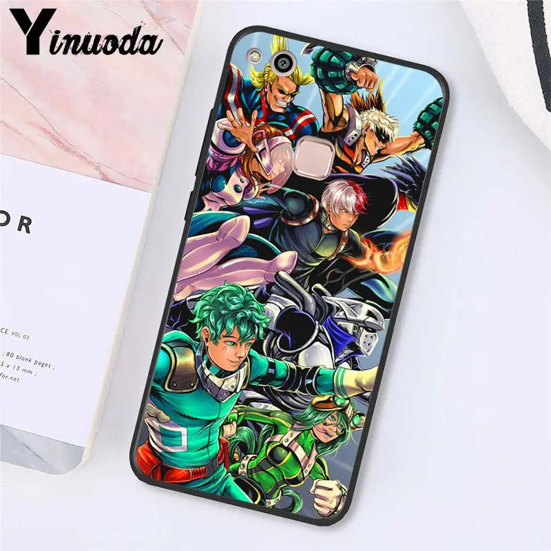 A14 Yinuoda с героями из мультфильма «Мой герой deku и bakugou чехол для телефона для Huawei Y5 II Y6 II Y5 Y6 Y7Prime Y9 - Цвет: A14