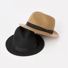 Оригинальная Мужская и Женская шерстяная фетровая джазовая шляпа Британский топ шляпа джаз танец шляпа осень и зима Повседневная модная шапка