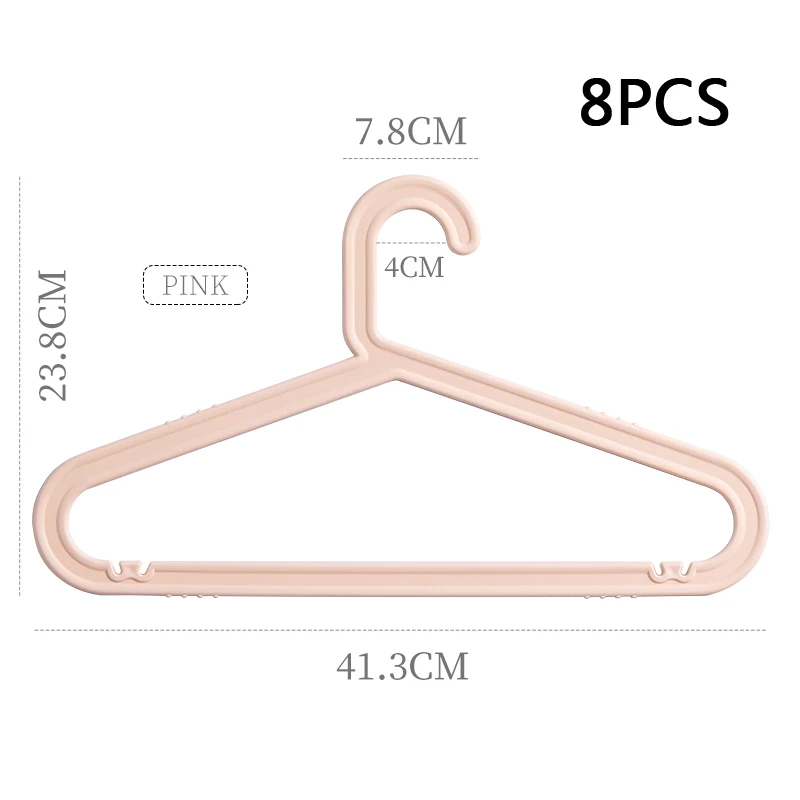BNBS вешалка для одежды вешалки Многофункциональная вешалка для одежды для брюк плечики вешалка для одежды органайзер детские вешалки - Цвет: 8-pink