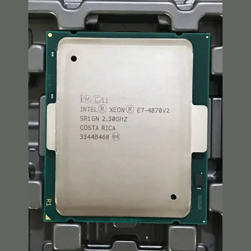 Pulled Xeon E7 4870 V2 Server Cpu 2 3g 30m 15core 30 Thread Lga11 Processor Computer Cables Connectors Aliexpress