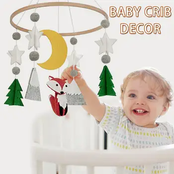 

Baby Cradle Mobile Campanula Woodland Nursery Cartoon Fox Decoration Crib Bell Kindergarten Classroom Decoration
