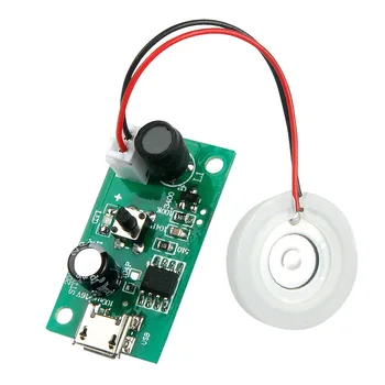 ELOOLE 16MM 20MM 1.5-3W Ultrasonic Mist Maker Atomizer Transducer Atomizer Film Plate Accessories Humidifier Rubber Gasket 1