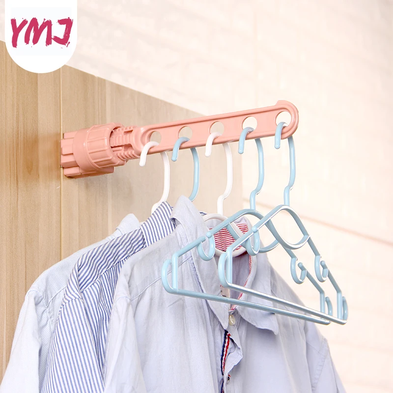 

Clothing Wardrobe Hook Storage Hanger Special Hanger Used In Wardrobe Door Window Frame Hook Punch Free Coat Hanger Clothes Pole