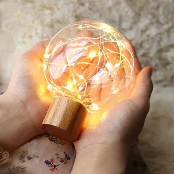 

Creative Vintage LED Filament Bulb Night Light Starry Sky Light Romantic and Charming Decor for Garden Office Bar Hotel