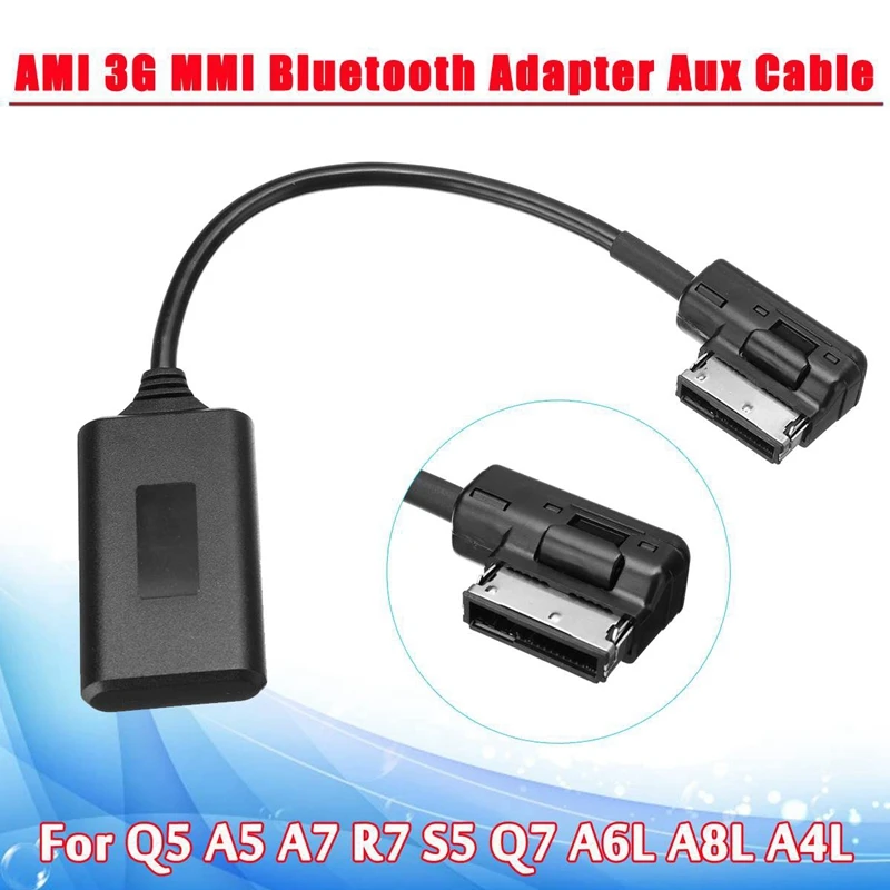 Ami Mmi Bluetooth модуль адаптер Aux кабель беспроводной аудио вход Aux радио медиа интерфейс для a-udi Q5 A5 A7 R7 S5 Q7 A6L A8L A4