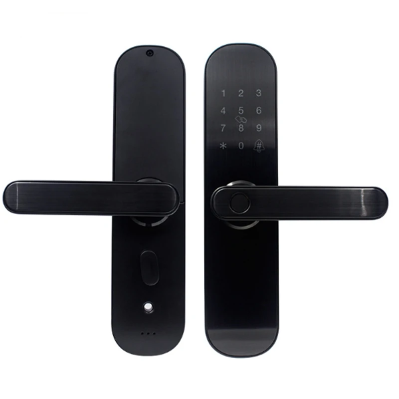 

Biometric Fingerprint Lock Security Intelligent Lock Wifi Tuya APP Digital Password Lock RFID Unlock Door Lock Electronic Door L