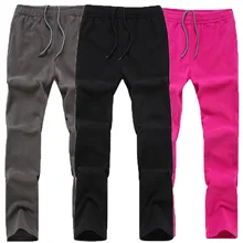 Настраиваемый Логотип, осенние и зимние мужские и женские теплые флисовые штаны в стиле знаменитостей, одноцветные повседневные флисовые штаны для дома