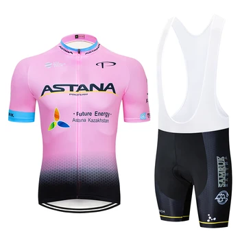 

2020 ASTANA team Cycling Clothing bicycle jersey Ropa Ciclismo men summer fast dry Cycling Jerseys Maillot Culotte