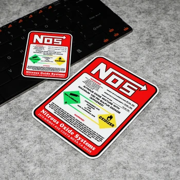 

GalonDeco G047 NOS Nitrous Oxide Systems Acceleration Modified Car Interior Warning Stickers Car Door Stickers and Decals