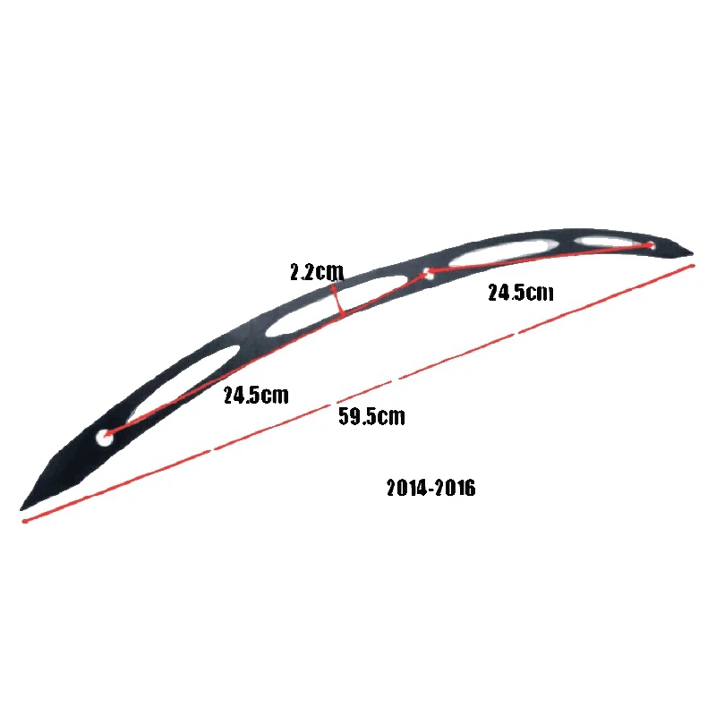 Fairing Windshield Trim Black for 1996-2013 Touring FLHT FLHX