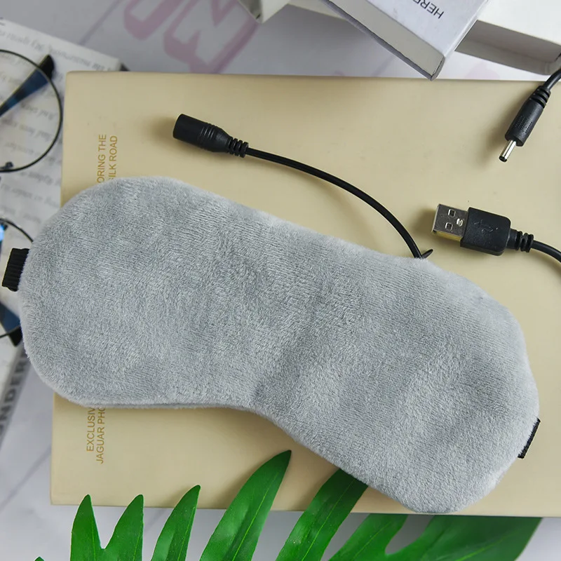 USB нагревательный паровой наглазник Лавандовая маска для глаз анти темный круг глаз патч массажер для глаз Уменьшение усталости сон путешествия тени для глаз маска