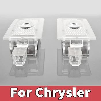 

For Chrysler 200 300 Sebring FR JR JS Lancia Thema 2pcs LED Car Door Light Logo Laser ProjectorWelcome lamp Ghost Shadow Lights