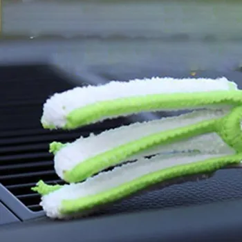 

Automobile Air Conditioner Air Outlet Brush Angel Soft Hair Double head Cleaning Brush Meter Dust Removal Cleaning Brush