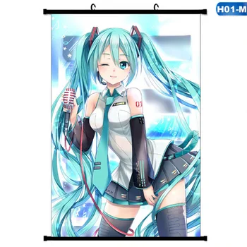 

Anime Poster Hatsune Miku Wall Scroll Home Decor Cosplay Japanese Cartoon Decorative Poster 2019