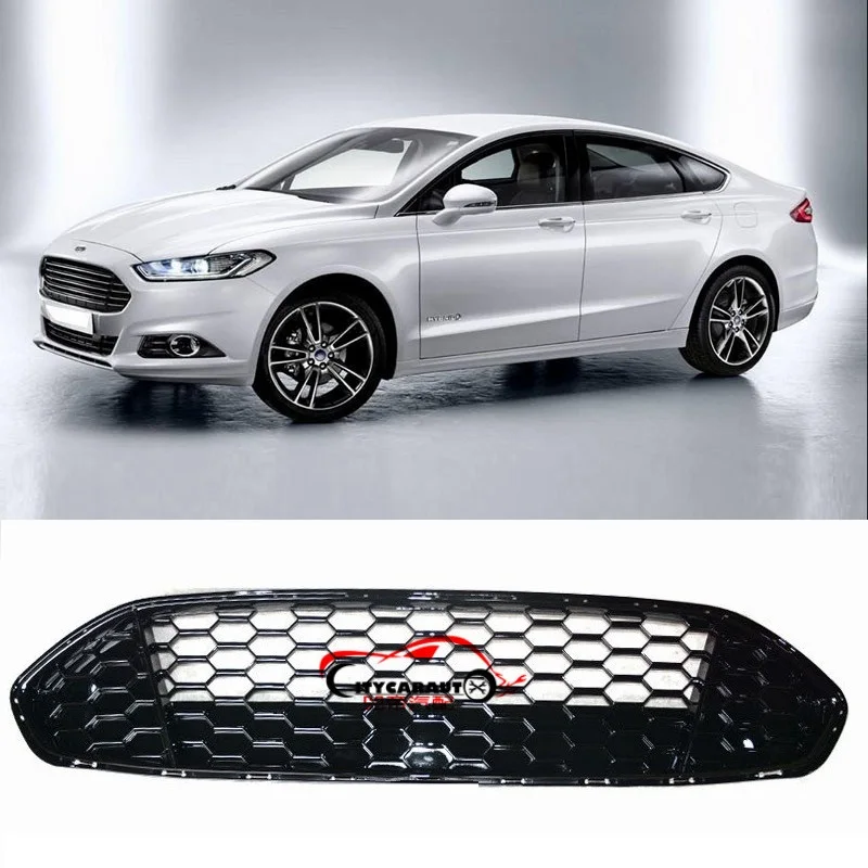 

DOOD Modify Auto Mesh Mask Cover Front Racing Grille GRills Grill Fit For Mondeo Fusion Mk3 2013-17 Free Ship Via France