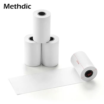 

Methdic 57x30mm 50rolls cash register paper Free Thermal Paper Rolls Till Roll